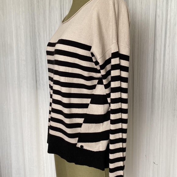 Taifun top nautical stripes in Black/Beige Size L - Picture 7 of 14